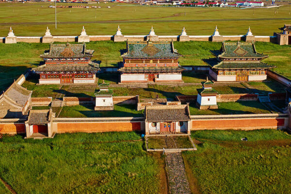 Mongolia, Ovorkhangai, Kharkhorin, Erdene Zuu Monastery Mongolie, province de Ovorkhangai, vallée Orkhon classée Patrimoine Mondial de l'UNESCO, Kharkhorin, monastère Erdene Zuu // Mongolia, Ovorkhangai, Kharkhorin, Erdene Zuu Monastery, Orkhon valley, Unesco world heritage